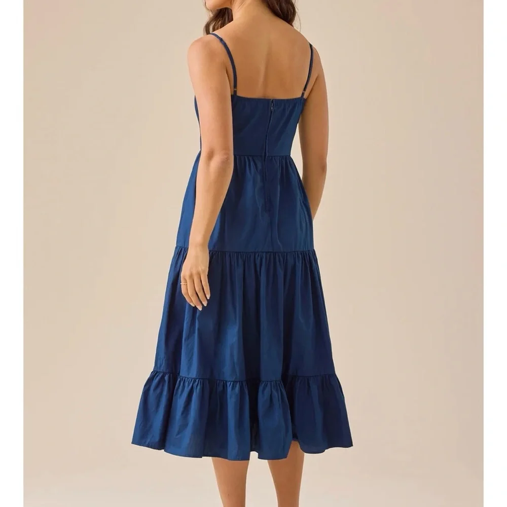 NEW Altar’d State Navy Blue Maxi Dress Size XL Available NWT - Picture 5 of 9